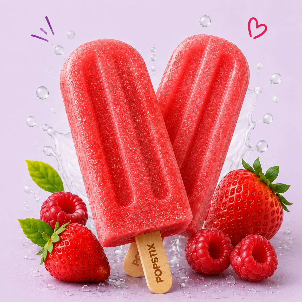 Sorbet Popsicles